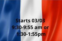 short French conversation group