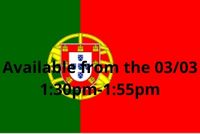 Short Portuguese conversation classes